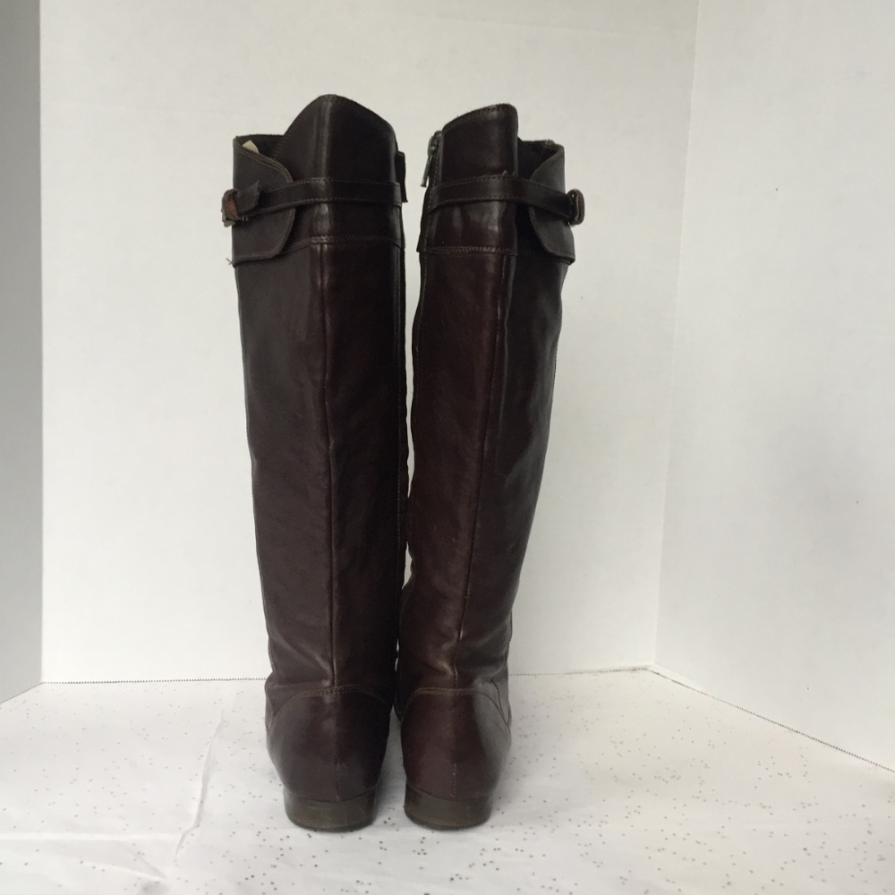 J. Crew Collection Brown Leather Riding Boot - 8M - Picture 7 of 8